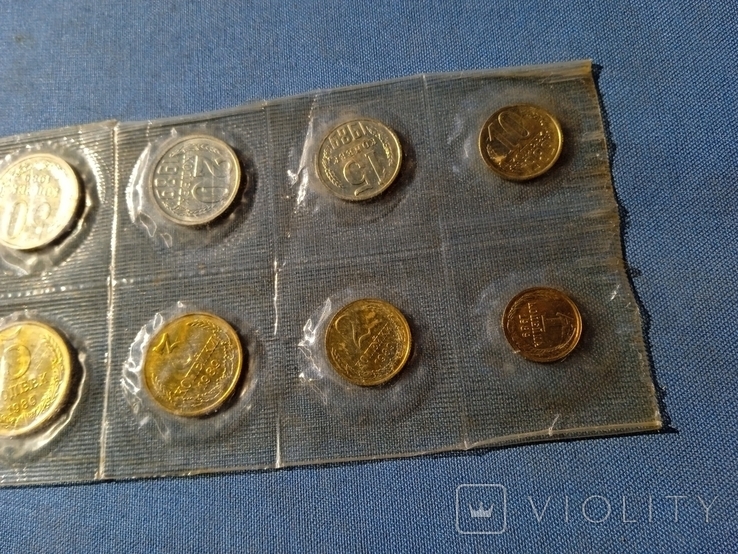 Годовой набор монет СССР 1989 год ММД, фото №11