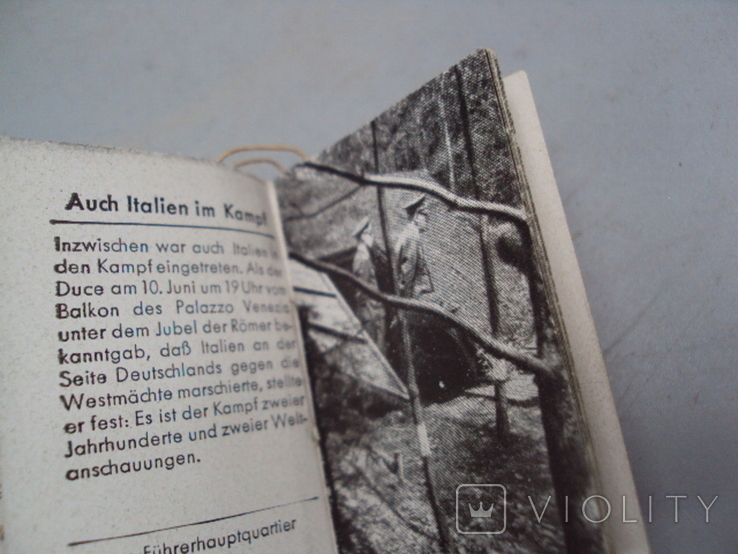 Памятка пропаганда Рейх солдату карманная книжечка прокламация Лидеры бой во Франции, фото №7