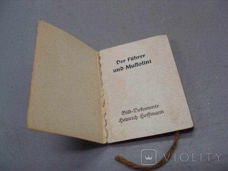 Памятка пропаганда Рейх солдату карманная книжечка прокламация Фюрер и Муссолини 1938 год, фото №3