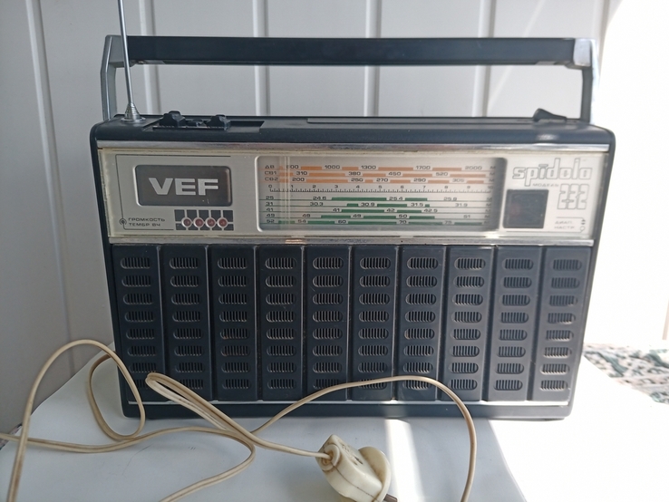 Ретро-радіопрмймач VEF spidolo 232., numer zdjęcia 2