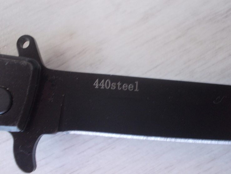 Нож складной полуавтомат SOG Replica , черный, фото №8