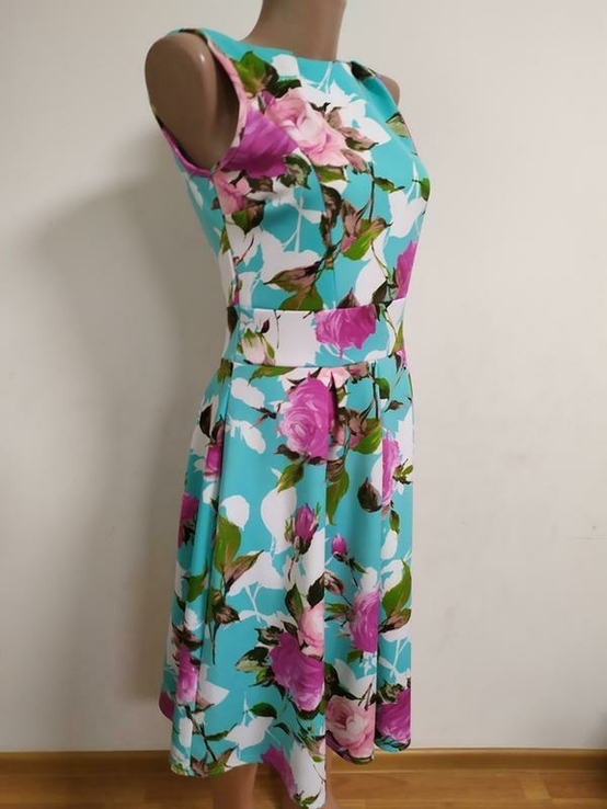 Платье в цветочный принт винтаж vintage chic top vintage, numer zdjęcia 3