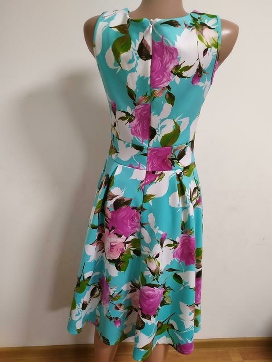 Платье в цветочный принт винтаж vintage chic top vintage, numer zdjęcia 4