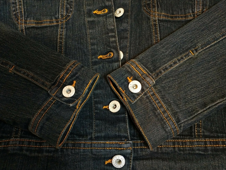 Куртка джинсовая S.OLIVER стрейч коттон р-р 34 (состояние!), фото №8