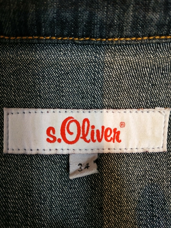 Куртка джинсовая S.OLIVER стрейч коттон р-р 34 (состояние!), фото №10