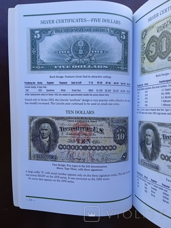 Банкноти США Large size Small size Fractional каталог, фото №4