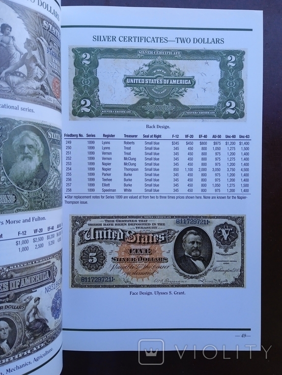 Банкноти США Large size Small size Fractional каталог, фото №9