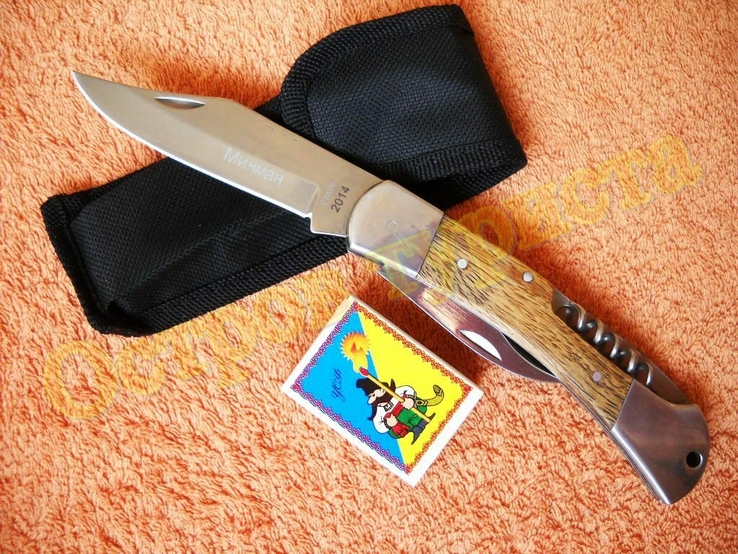 Нож складной Мичман F007 с чехлом, numer zdjęcia 4