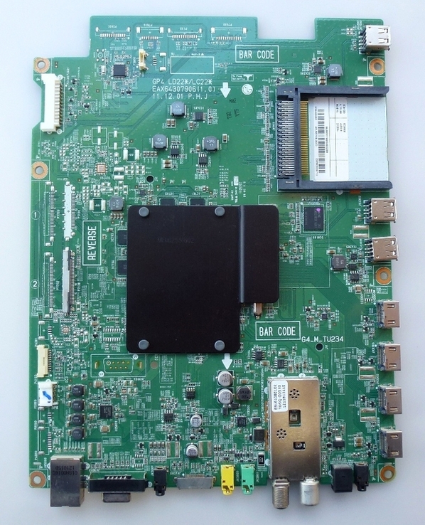 Main board EAX64307906 (1.0), EBT62225712 LG 42LS570, фото №2