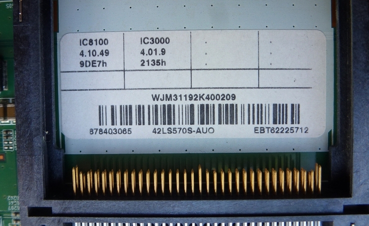 Main board EAX64307906 (1.0), EBT62225712 LG 42LS570, фото №4