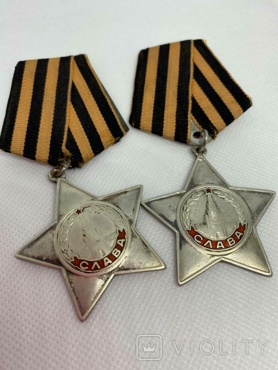 Два ордена боевой славы СССР с документами, photo number 3