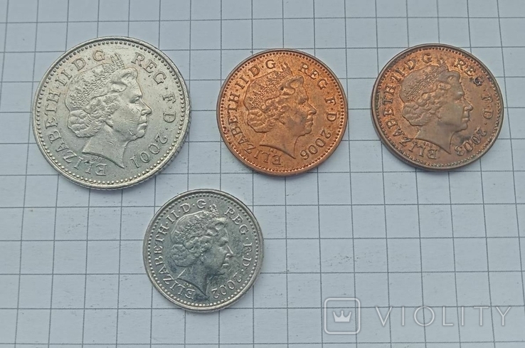 Набор монет Великобритании, фото №3