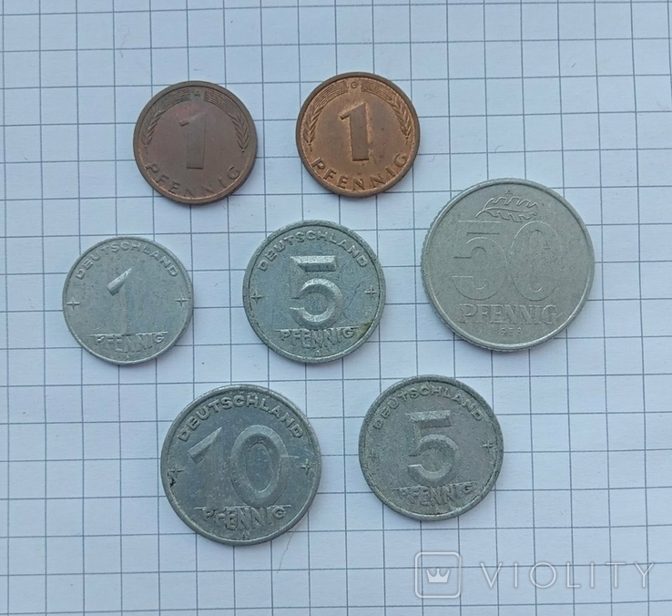Набор монет Германии разных периодов., фото №2