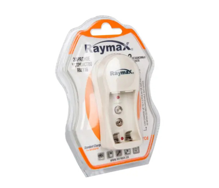 Зарядний пристрій Raymax RM116 для акумуляторів AAA, AA, Крона 9V (1366), фото №3