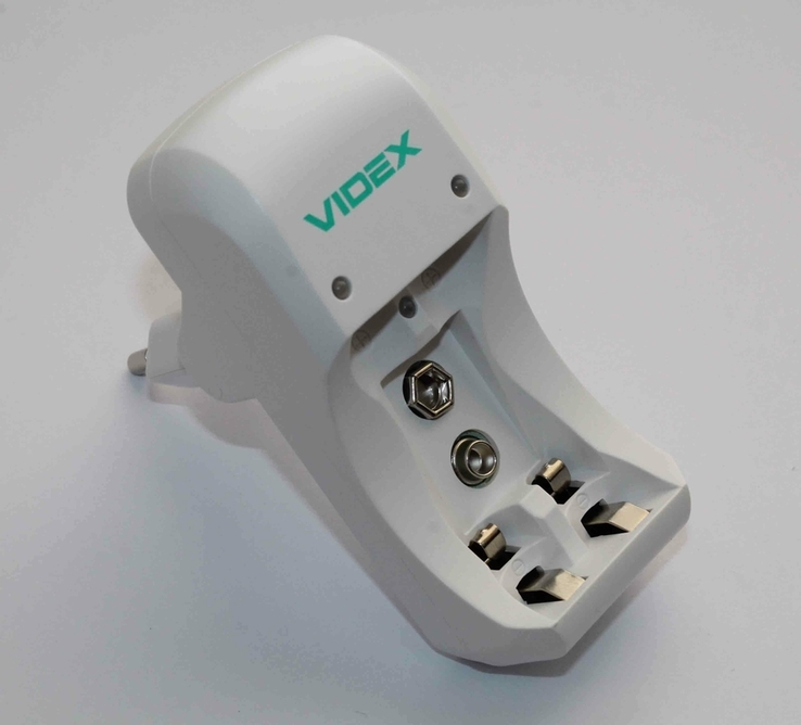 Зарядний пристрій Videx 201 для акумуляторів AAA, AA, Крона 9V (1008), фото №5