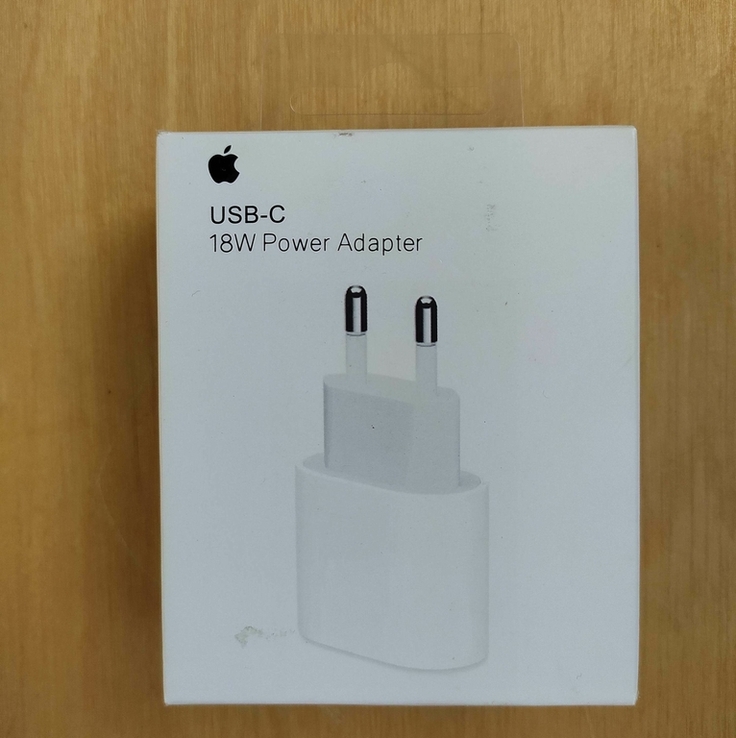 Зарядное устройство Apple Power Adapter USB-C 18W (MU7V2ZM/A), фото №4