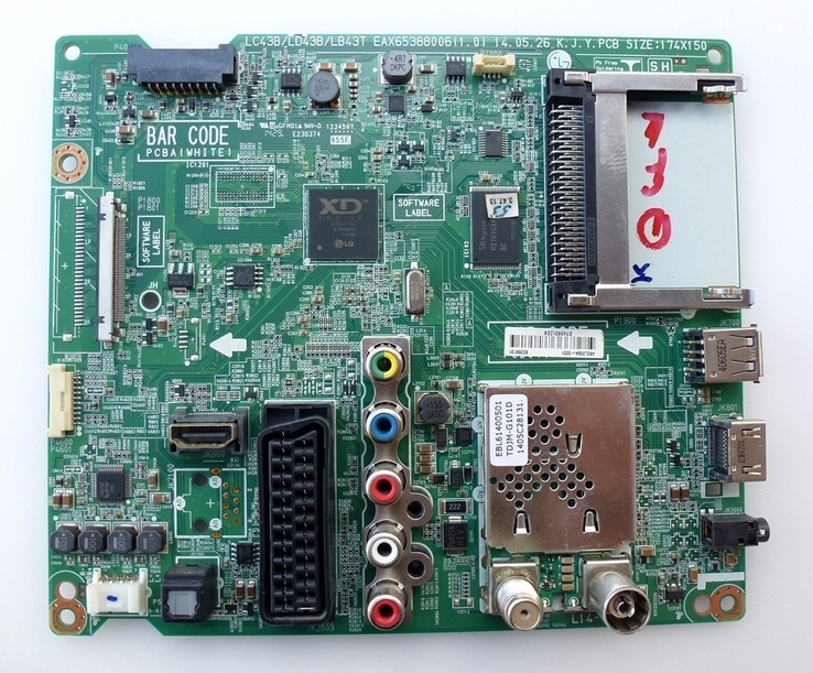 Main board EAX65388006 (1.0) LG 32LB563, photo number 2