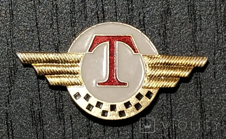 Знак - кокарда таксиста СССР.