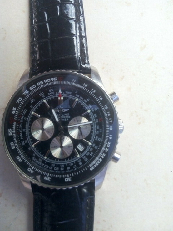 Часы Breitling chronometre navitimer Е17370 на ходу все работае, фото №2
