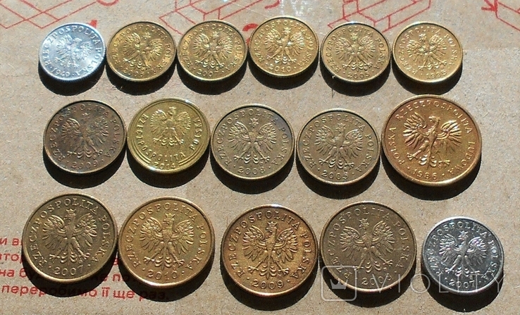 Монеты Польши 17шт, photo number 8