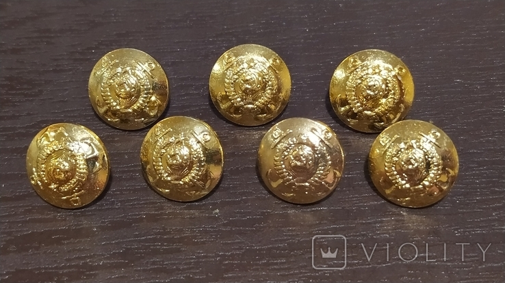 Small admiral buttons. Mosstamp, Moscow (G7), photo number 2