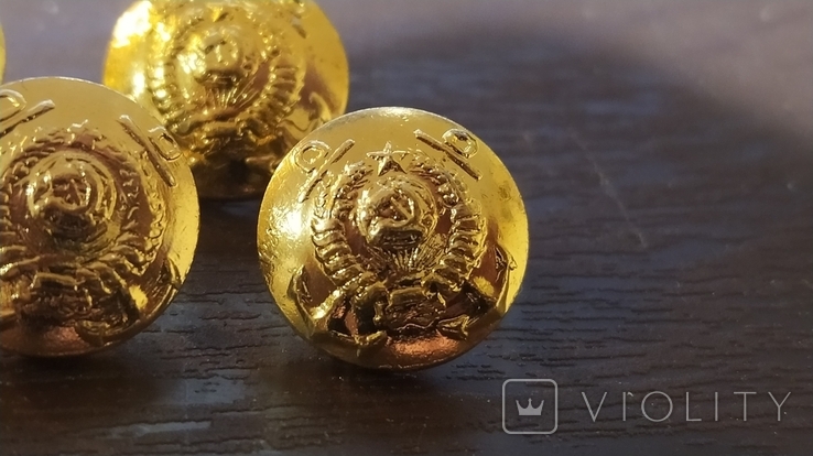 Small admiral buttons. Mosstamp, Moscow (G7), photo number 3