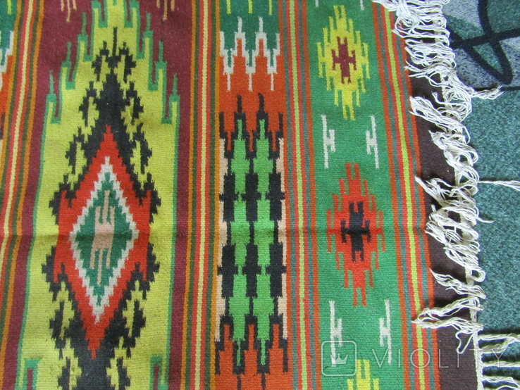 Старовинний шерстяний килим., фото №8