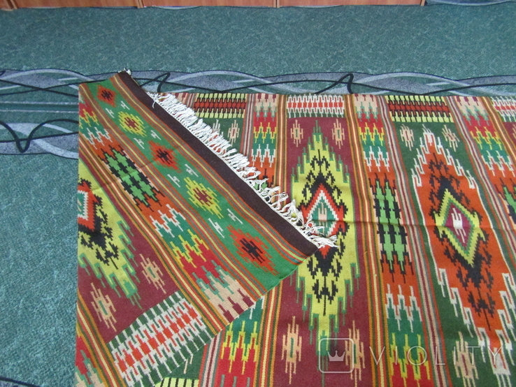 Старовинний шерстяний килим., фото №11