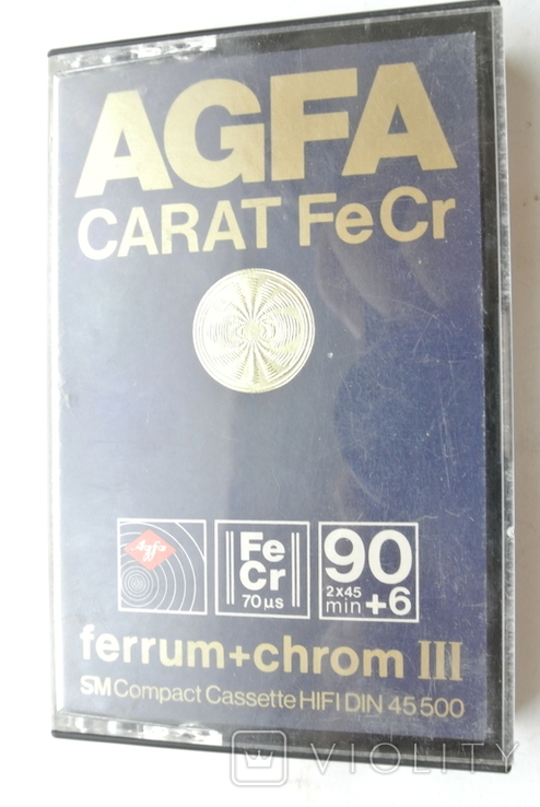 Аудиокасcета AGFA carat FeCr