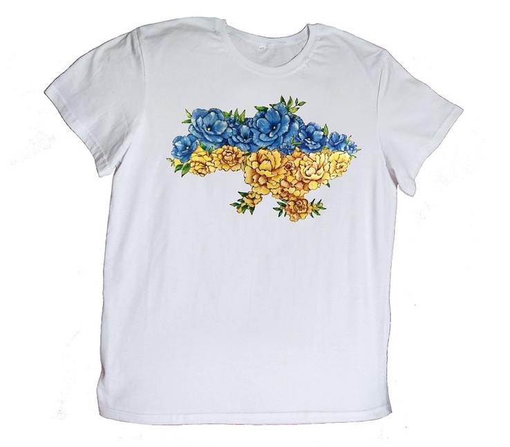 Жіночі футболки з малюнком футболки з малюнком ручна робота, фото №12