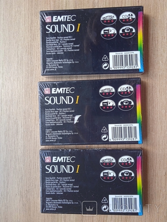 Кассеты для магнитофона EMTEC , в упаковке, photo number 3