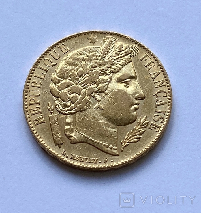 20 франків 1851 А., photo number 4