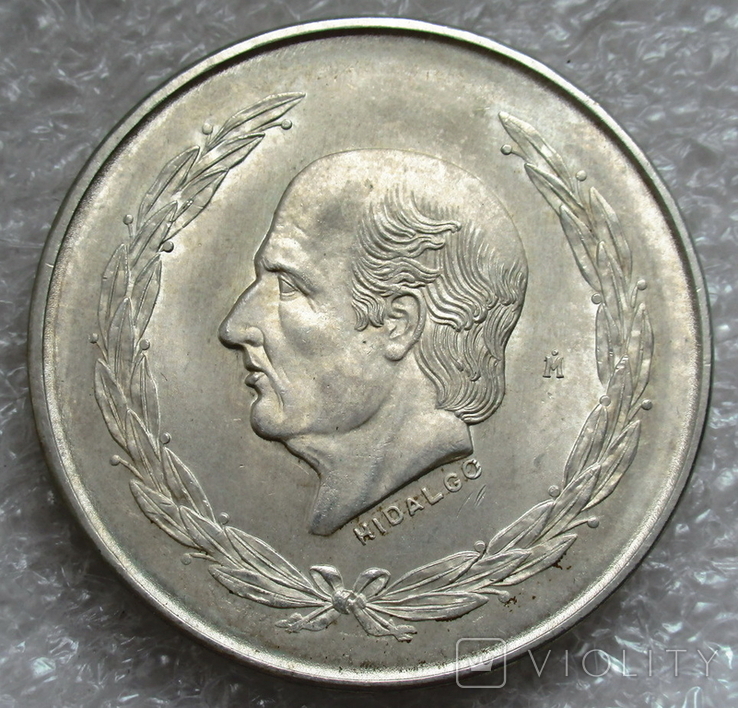 5 песо 1952 г. Мексика, серебро, photo number 2