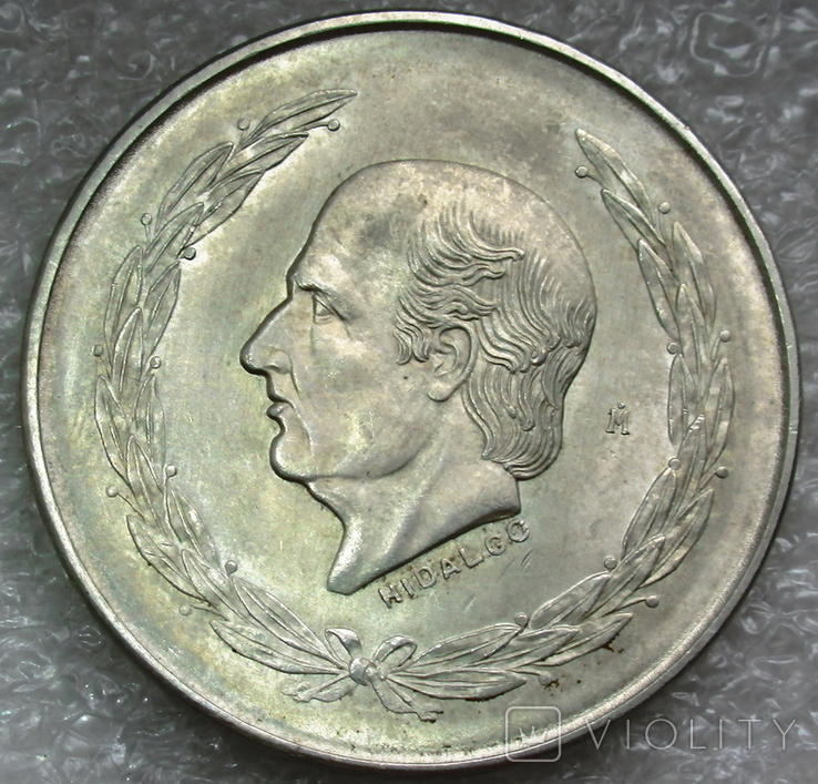 5 песо 1952 г. Мексика, серебро, photo number 4