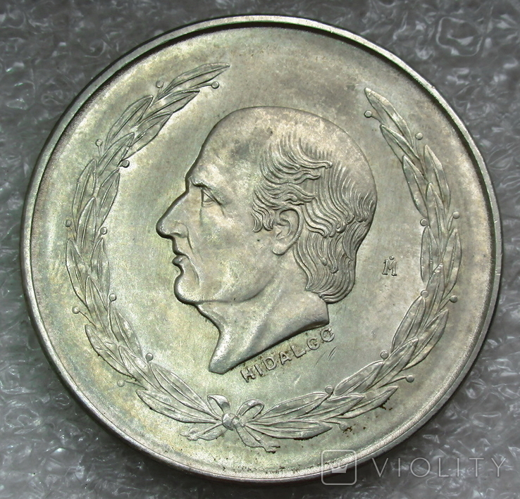 5 песо 1952 г. Мексика, серебро, photo number 5