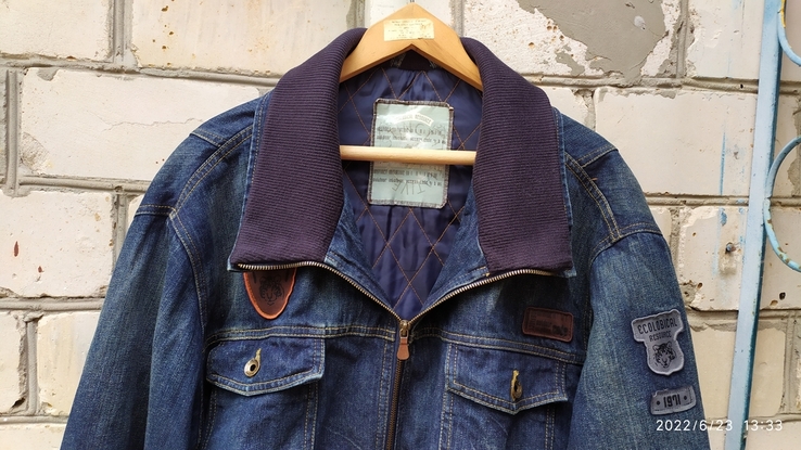 Фирменная куртка с теплой подстежкой.68-70 размер, фото №8