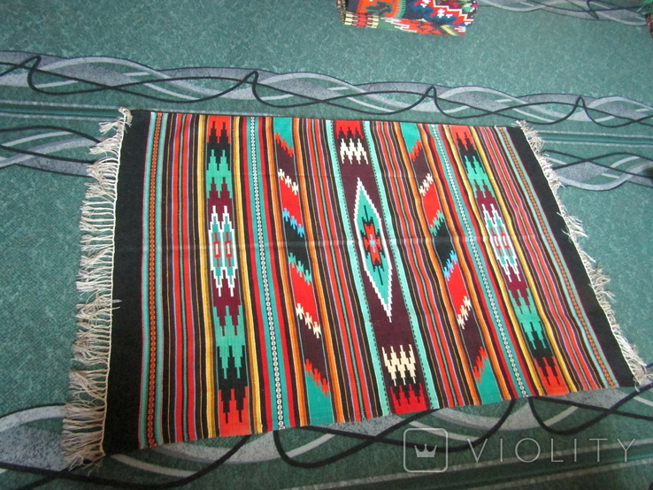 Старовинний шерстяний килим., фото №3