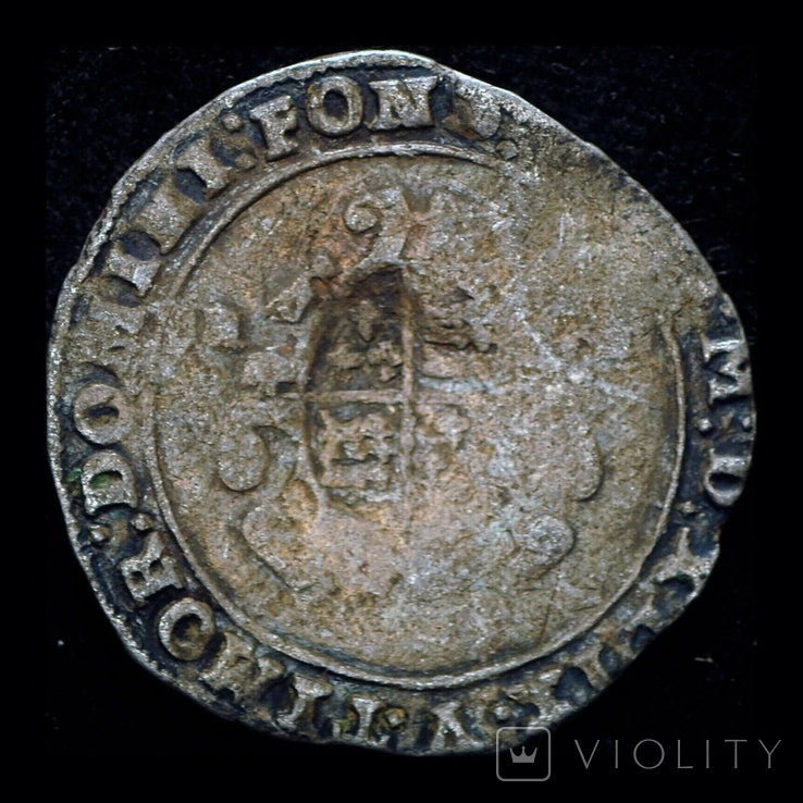 Англия шиллинг Эдварда VI 1549 серебро, фото №8