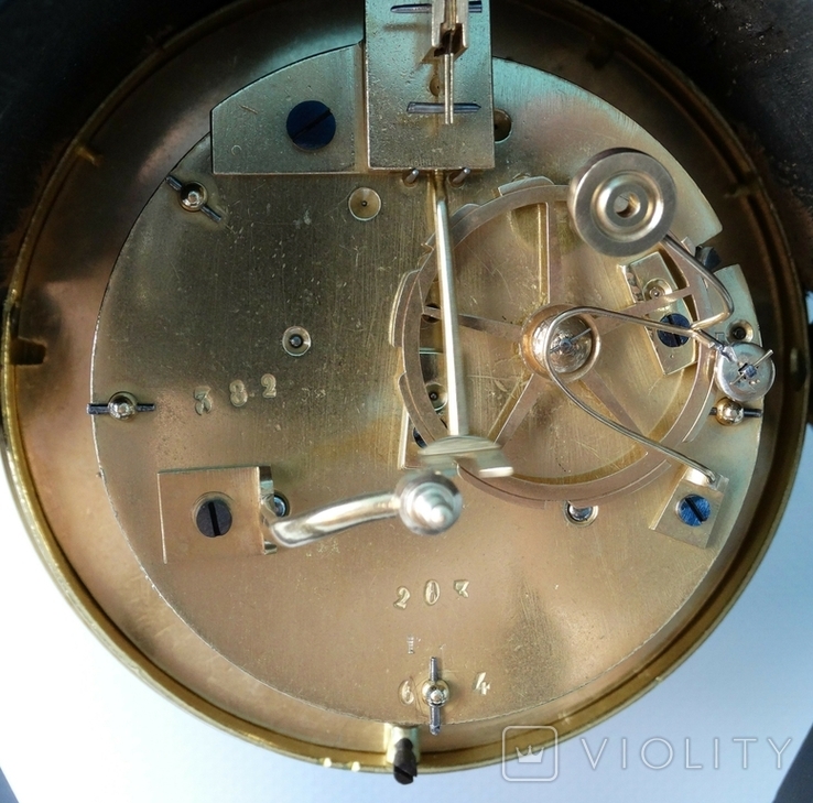 48 см*Годинник портік в стилі Буль XIX століття, фото №9