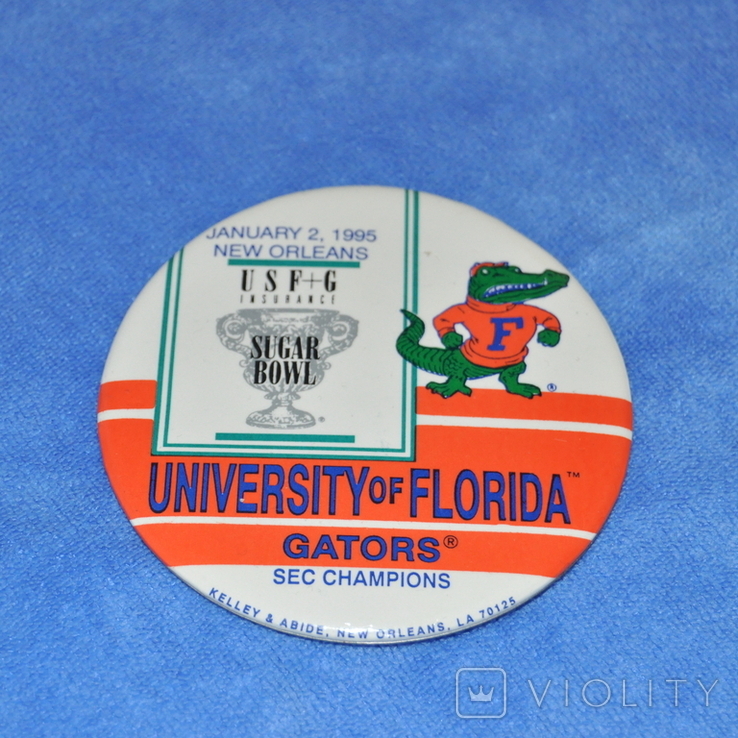 University of FLORIDA GATORS значок 1995 год, фото №5