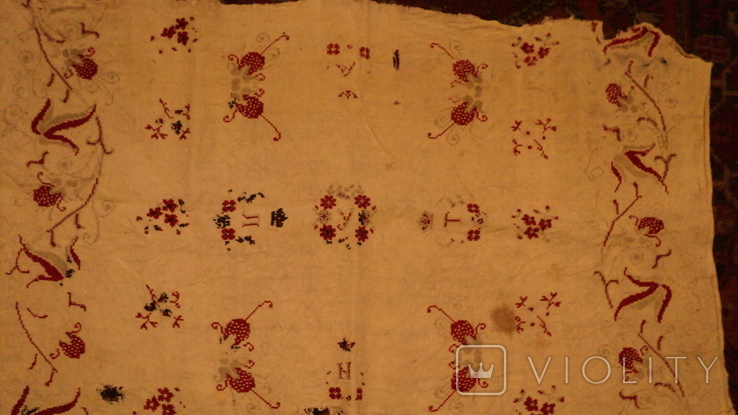 Домотканое полотно,вышивка,начало 20 века, фото №2