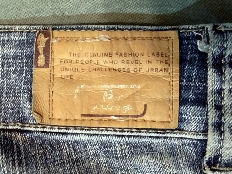 R-Ping Жіночі джинси-кльош Вишивка Стрази 29 розмір, фото №8