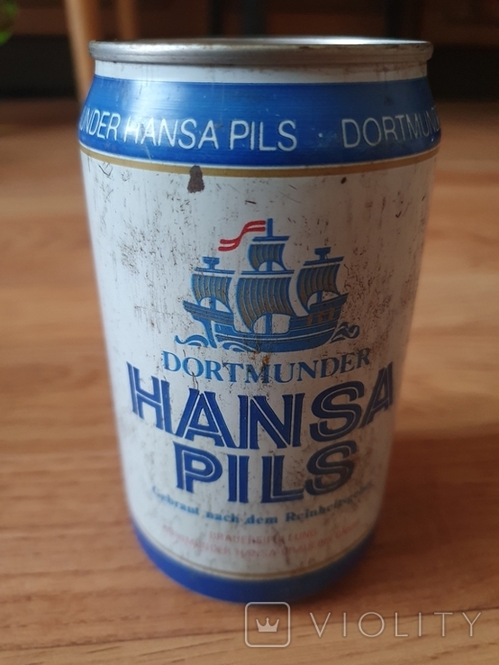 Пивная баночка "Hansa Pils", 0,33 л, фото №6