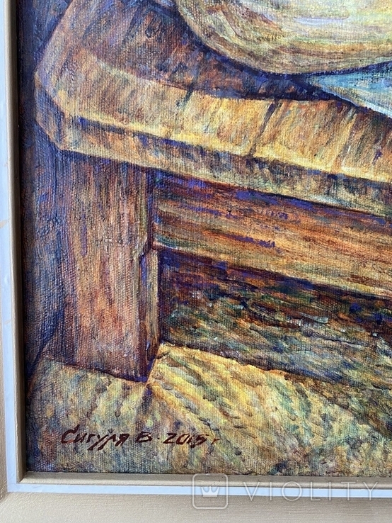 Гарбузи, Сигуля В, Сумская школа живописи, 62х60 см Холст, фото №6