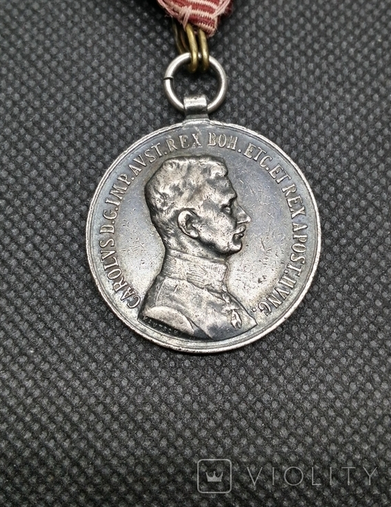 Срібна медаль за хоробрість II ступеня Fortitudini, фото №4