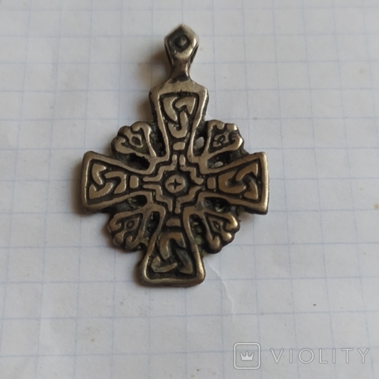 Крест скандинавского типа серебро копия, фото №2