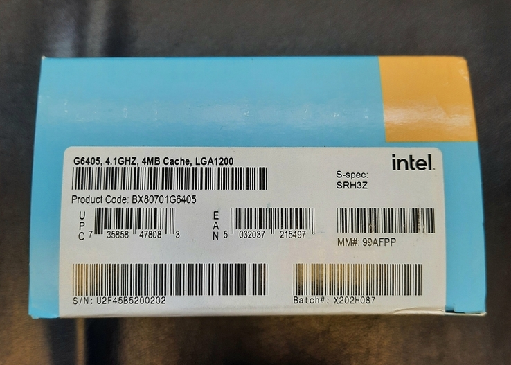 Процессор Intel Pentium Gold G6405 (BX80701G6405), фото №4