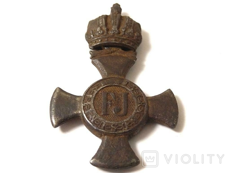 Железный Крест Заслуг с короной. Австро-Венгрия. 1916 год. FJ