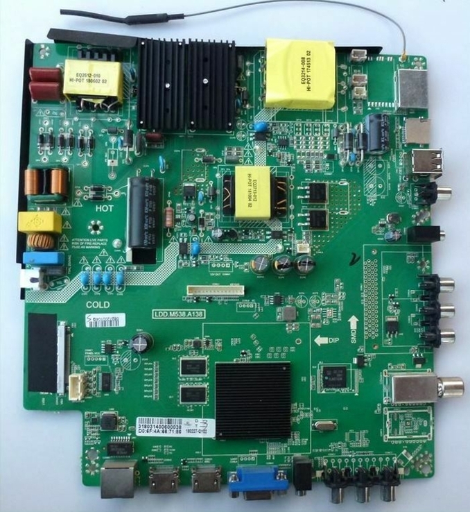 Main board LDD.M538.A138 Ergo 49CU6500, фото №2