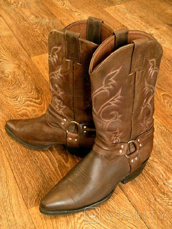 Шкіряні вестерн чоботи (Мексика) розмір - 40, фото №9